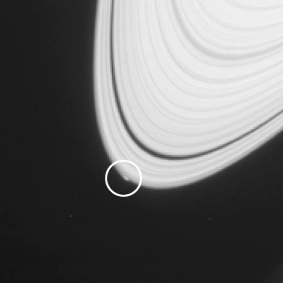 Photo prise par la sonde Cassini (image NASA)
