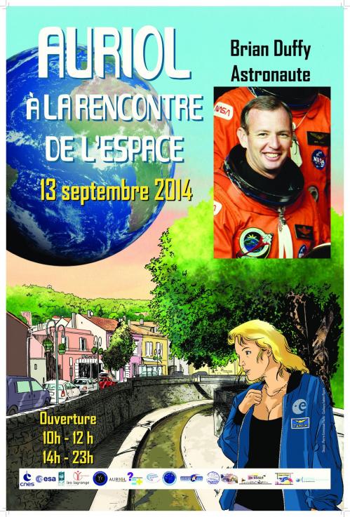 Affiche officielle des Rencontres de l'Espace Auriol 2014