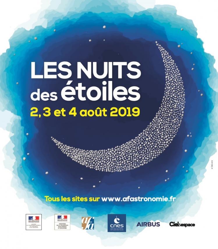 Affiche Nuit des Etoiles 2019 (image AFA)