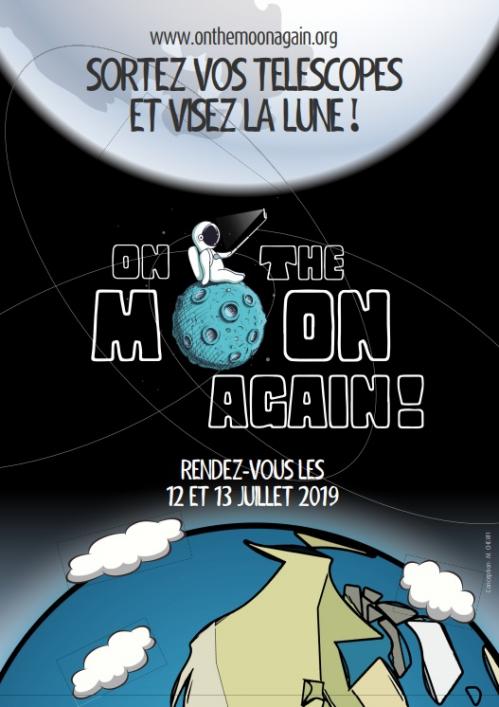 Affiche On The Moon Again (image M. Cherfi)