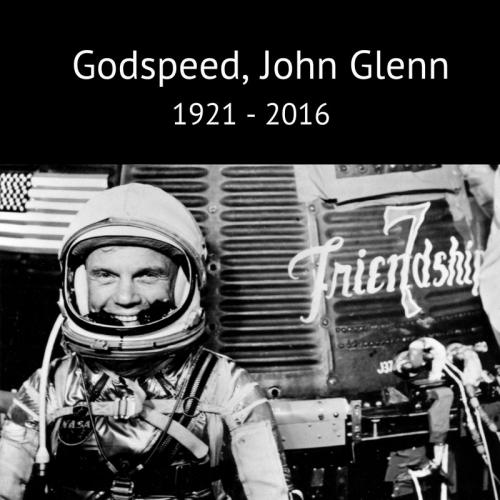 Hommage à John Glenn (image NASA)