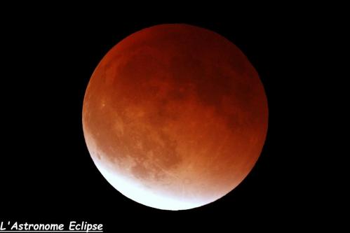 L'éclipse à 05h39 (image L'Astronome Eclipse)