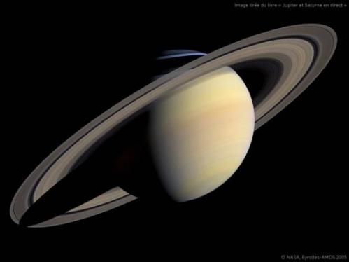 Photo de la planète Saturne (image Cassini)