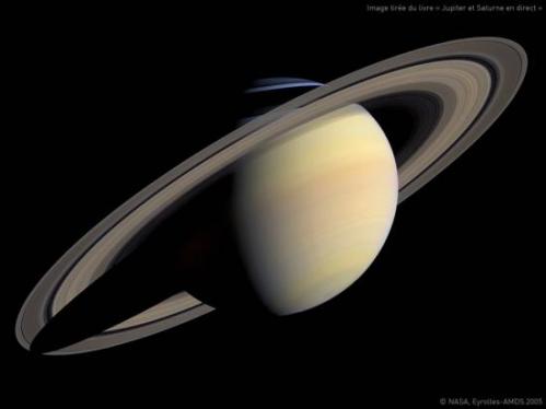 Photo de la planète Saturne (image Cassini)