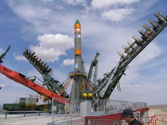 Le Cosmodrome de Baïkonour (image Roscosmos)