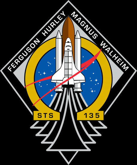 Logo de la mission STS-135 (image NASA)