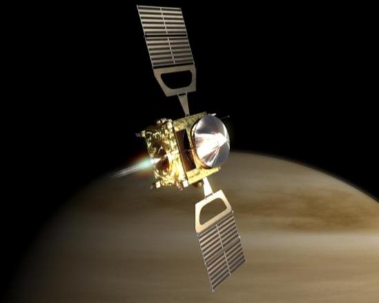 Vue d'artiste de la sonde Venus-Express (image NASA)