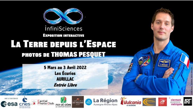 Affiche Expo La Terre vue depuis l'Espace (image InfiniSciences)