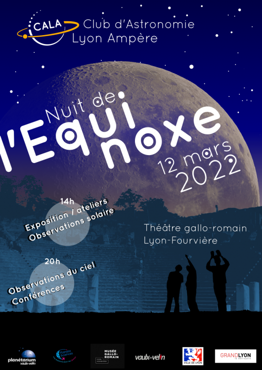 Affiche Nuit de l'Equinoxe 2022 (image CALA)