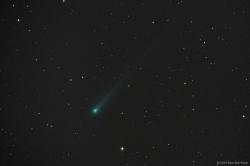 Ison photographiée avec un newton de 200mm (image Bum-Suk Yeom)