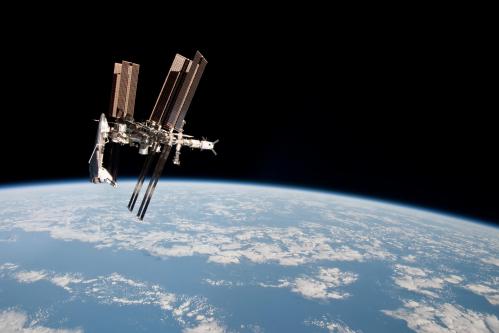 La navette Endeavour amarrée à l'ISS (image NASA)