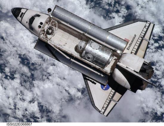 La navette spatiale Endeavour (image NASA)