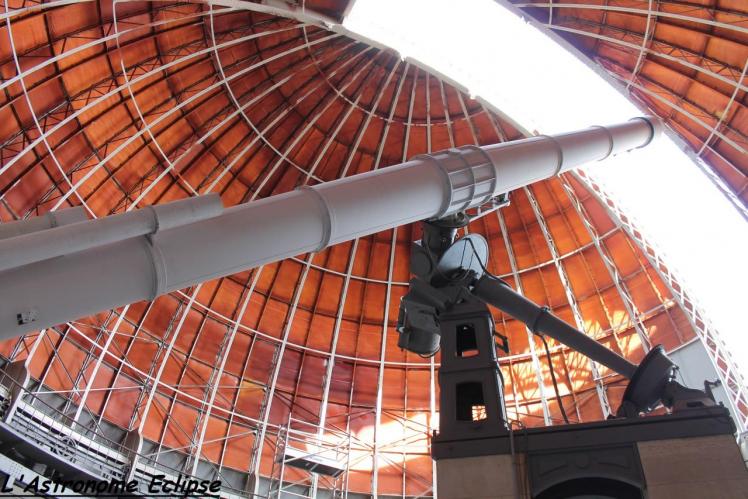 La grande lunette de l'observatoire de Nice (image Jean-Baptiste Faupin)