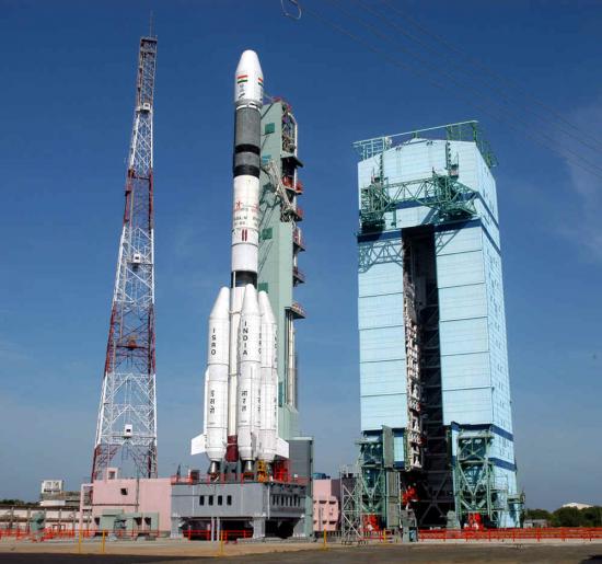 Le lanceur indien GSLV (image ISRO)