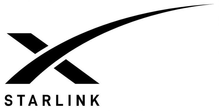 Logo officiel du projet starlink image space x