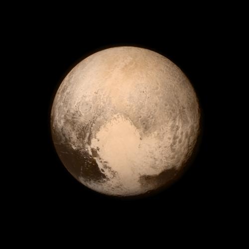 Pluton photographiée par la sonde New Horizons (image NASA)