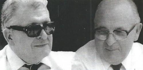 Serge-René Clavé à gauche, et Maurice Paul Clavé à droite (image Clavé)