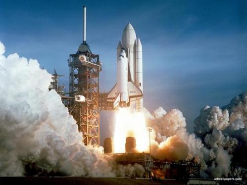 Décollage de Challenger (image NASA)
