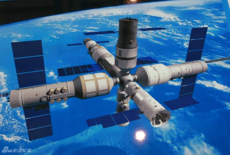 Version complète de Tiangong-1, qui ne verra jamais le jour (image Agence Spatiale Chinoise)