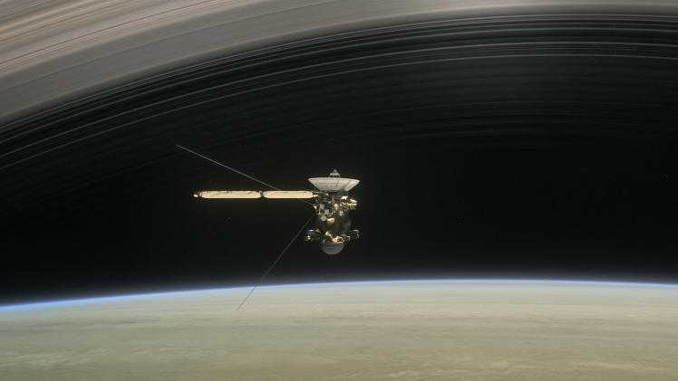 Vue d'artiste de la sonde Cassini (image NASA)